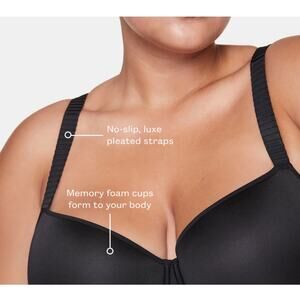 NWT Thirdlove 24/7 classic T-shirt black underwire bra size 38G (DDDD)